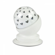Proiector inimi camera copii X4 Tech Lampa LED Unghi fascicul: 180° Rotire 360°