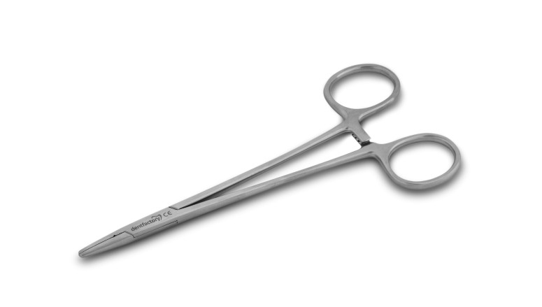 Portac Mayo Hegar drept, pentru ace de sutura, 15cm/ 13cm