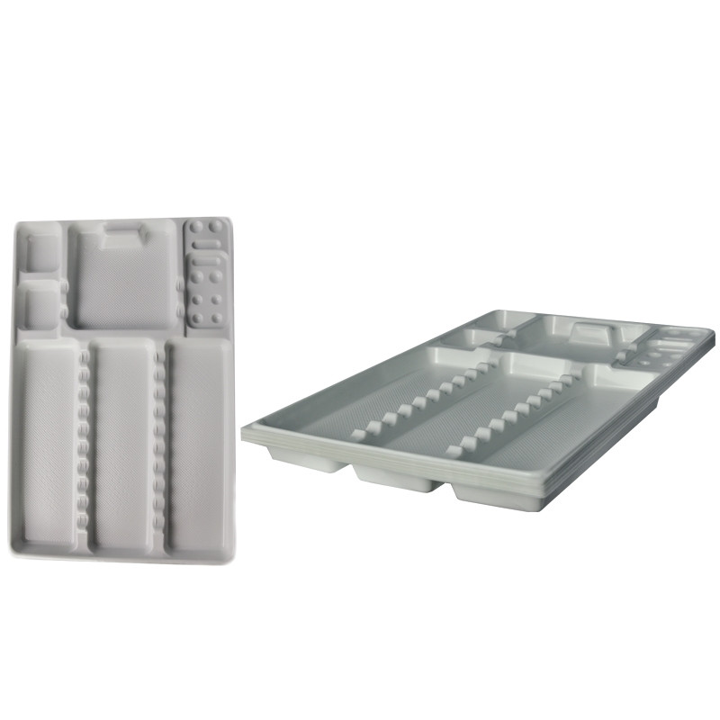 Tavite plastic mari albe 100 bucati