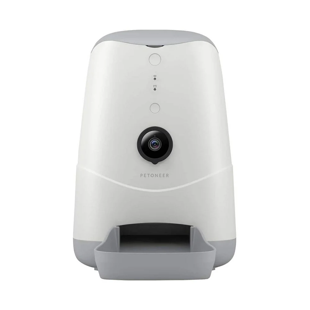 Dispenser smart pentru hrana animalelor de companie Petoneer PF007 Nutri Vision, 3.7 L, Camera, Control Vocal
