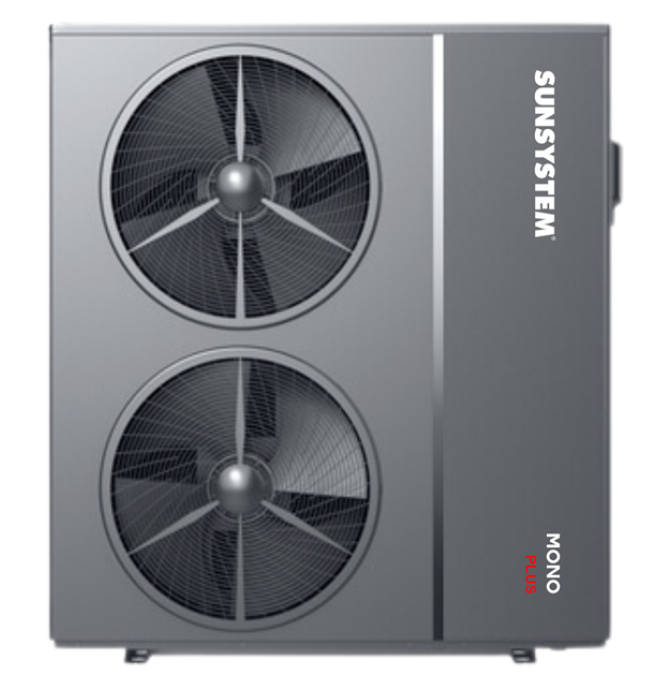 Pompa de caldura Aer-Apa pentru incalzire si racire Sunsystem Mono Plus 185-3PH Monobloc 18.5 kW Inverter R32 ERP A+++ compresor Mitsubishi Trifazata Control Wi-Fi