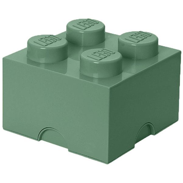 Cutie depozitare LEGO 2X2 verde nisip (40031747)