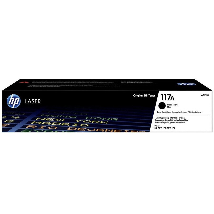 CARTUS TONER NR. 117A BLACK W2070A 1K ORIGINAL HP COLOR LASER MFP 179FNW