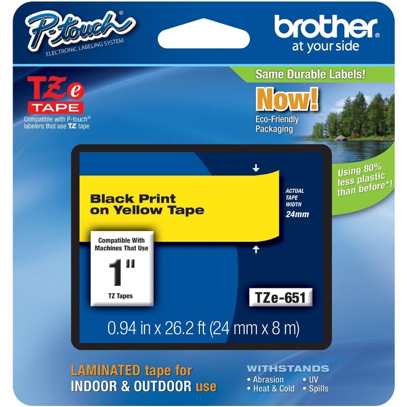 Brother Banda laminata TZE651