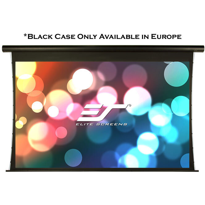 Ecran proiectie electric profesional, perete/tavan, 265.7 x 149.6 cm, Tensionat EliteScreens Saker SKT120UHW-E10,16:9