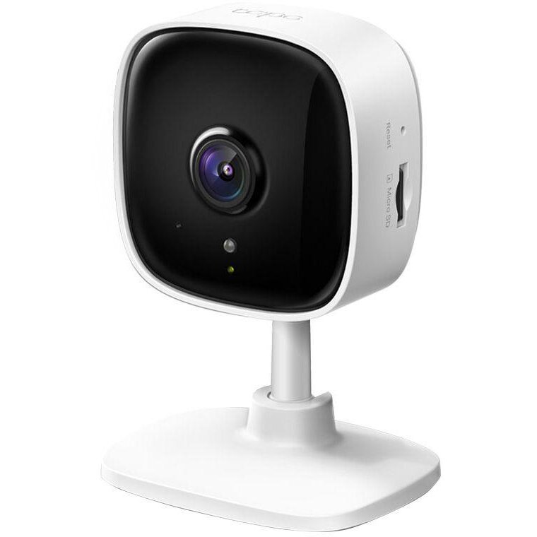 Camera de supraveghere Smart TP-Link Tapo C100 cu Night Vision, Full HD 1080P, Functie Baby Monitor Wireless Audio Video, Detectarea miscarii, Alarma sonora si luminoasa, Two-Way Audio, Mod Privacy, Stocare locala, IP Wi-Fi, Alb