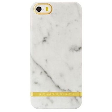 Husa telefon Richmond Finch Marble iPhone 5/5S/SE Carrara, design marmura, protectie 360