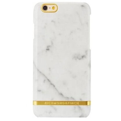 Husa telefon Richmond Finch Marble pentru iPhone 6 Plus/6s Plus alb, Design marmura, Protectie 360