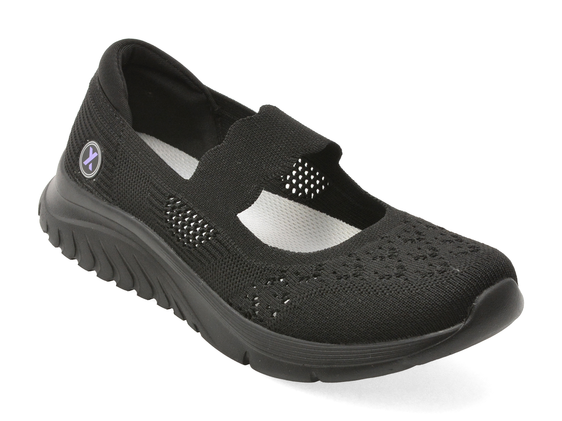 Pantofi sport GRYXX negri, X2535, din material textil