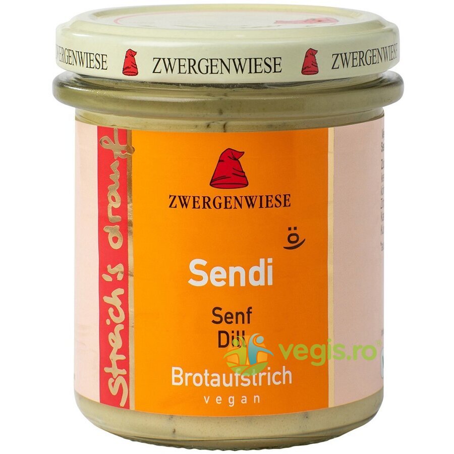 Crema Tartinabila cu Mustar si Marar fara Gluten Sendi Ecologica/Bio 160g