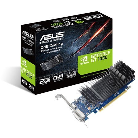 Placa video ASUS GT 1030, 2GB GDDR5 64 bit, DVI, HDMI, Heatsink