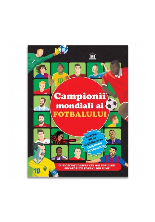Campionii mondiali ai fotbalului - carte cu abtibilduri
