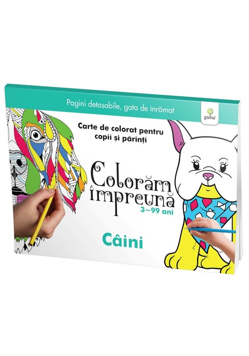 Colorăm împreună. Caini