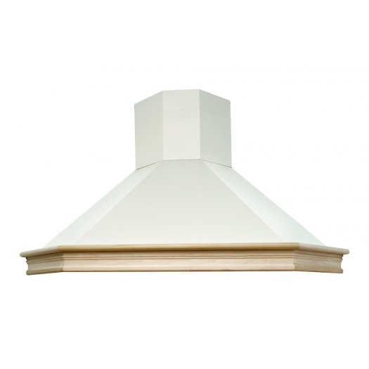 Hota Decorativa Rustica Corner Chimney CHR118 1 Motor 3 Viteze Lemn natur si Metal vopsit Bej