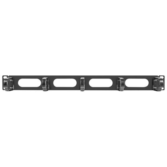 Management cabluri 19 inch 1U Black