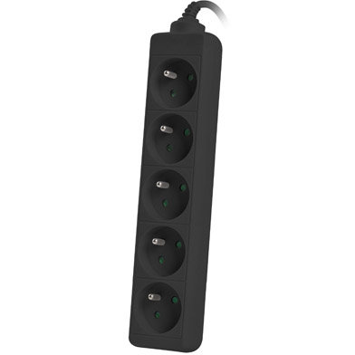 Prelungitor 5 prize 3m Black