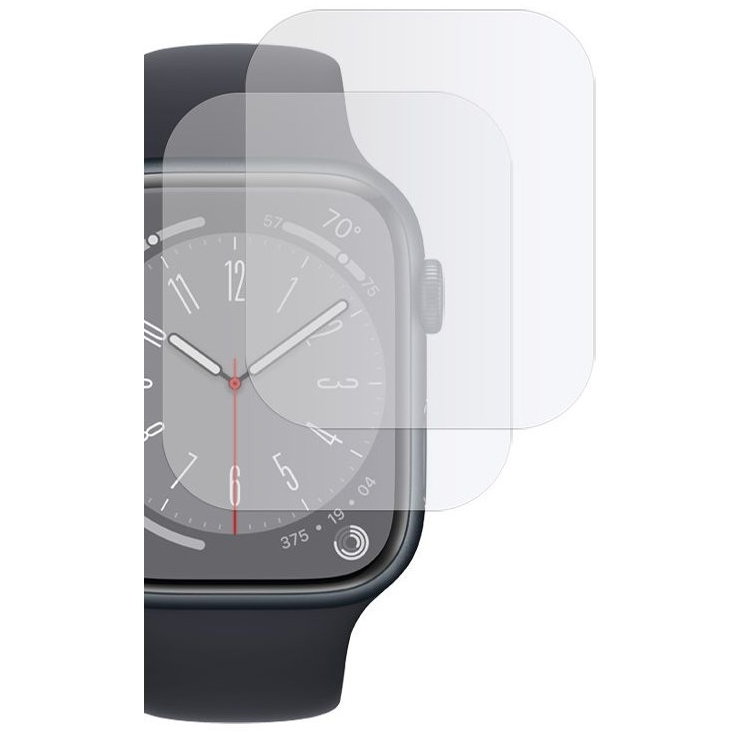 Set 2 Foli protectie compatibil cu Apple Watch 4/5/6/7/8/SE 40/41mm