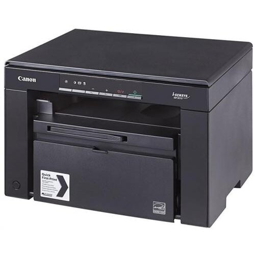 Multifunctionala Laser Monocrom i-SENSYS MF3010 + 2x Cartus Toner Canon CRG-725 Negru