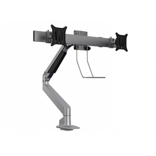 Suport 2 Monitoare MB-5938 Gas Lift 15-28inch min 2x1 - max 2x5kg Argintiu