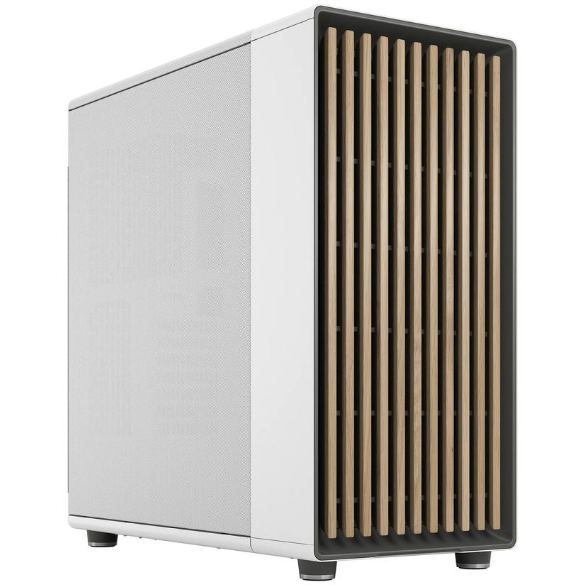 Carcasa North XL Chalk White FD-C-NOR1X-03 Lamele Lemn Middle Tower Alb
