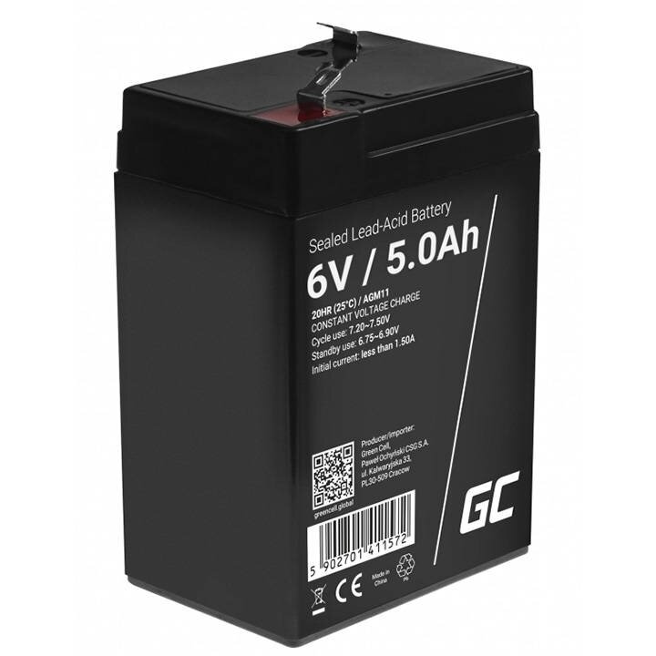 Baterie Reincarcabila AGM 6V 5Ah fara Mentenanta pentru UPS ALARM Negru