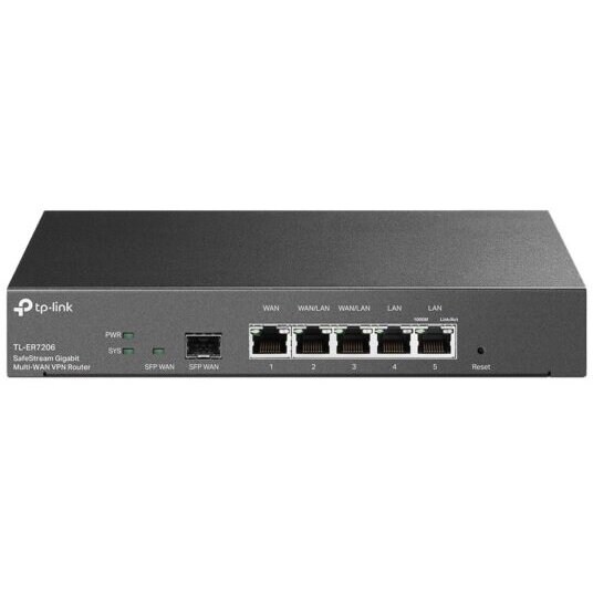 Router ER7206 Gigabit 1x WAN + 2x LAN + 2x WAN/LAN + 1x Gigabit SFP Negru