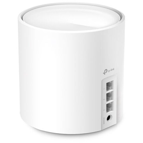Router Wireless x2 buc Deco X50 MESH AX3000 3000Mbps LAN WAN 2.4GHz 5GHz WiFI 6 Alb