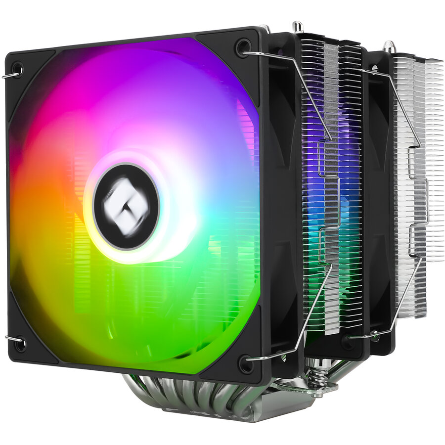 Cooler Phantom Spirit 120 SE ARGB Racire cu Aer Dual Tower 2x 120MM 1500RPM Negru/Argintiu
