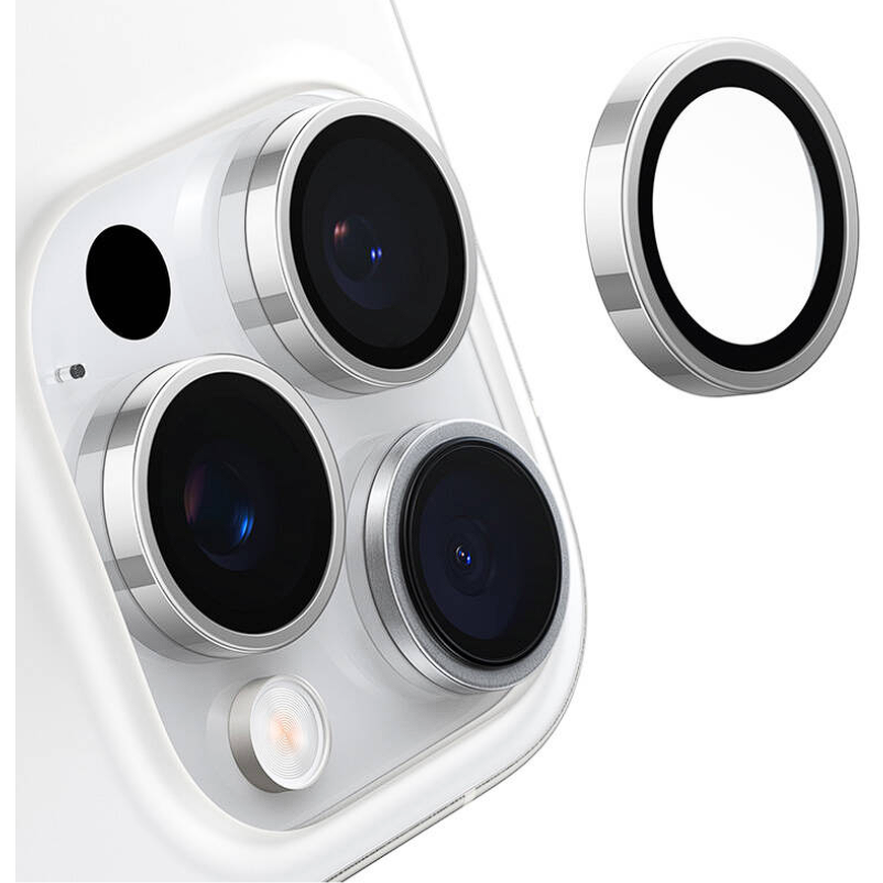 Folie Protectie Camera Apple iPhone 16 Pro Gri