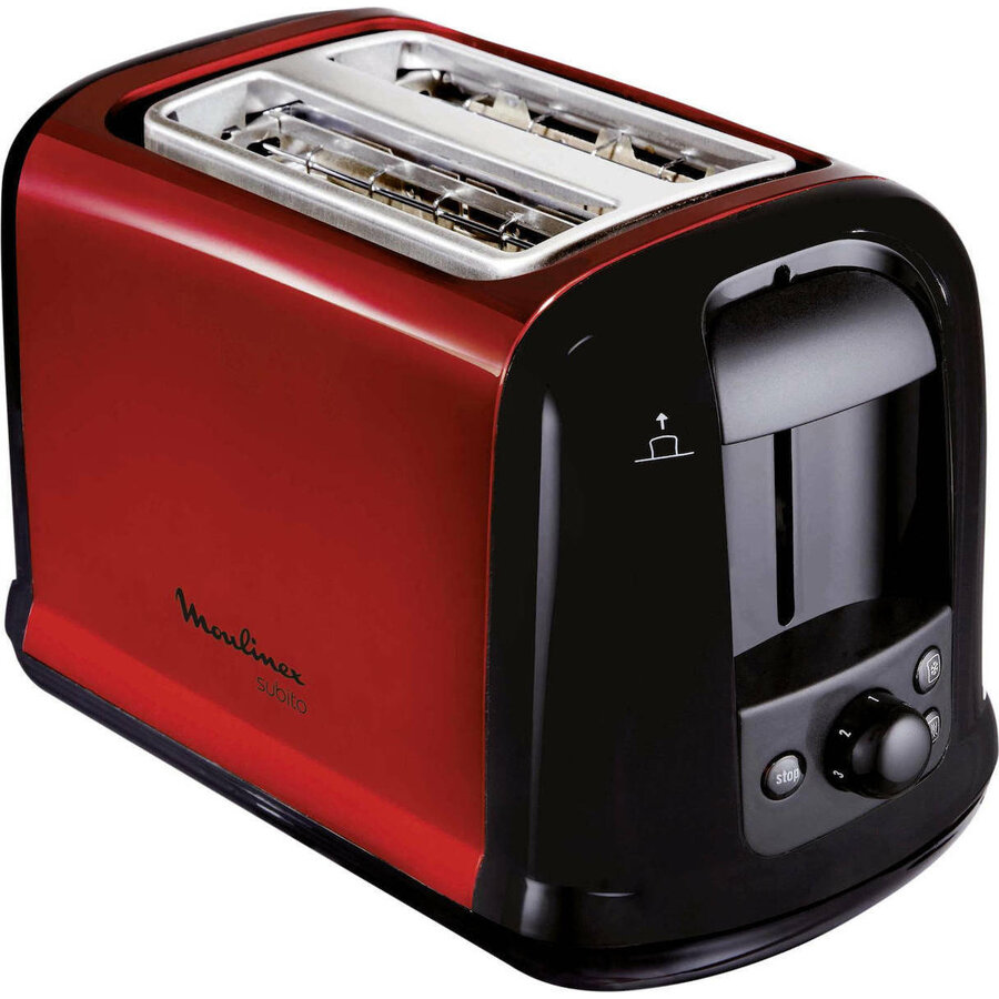 Prajitor de Paine Subito LT261D 2 Felii 850W Rosu/Negru