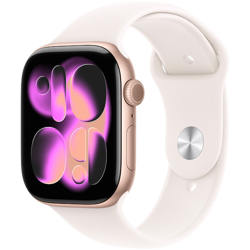 Smartwatch Watch S11 GPS 46mm Rose Gold Aluminium Case Light Blush Sport Band M/L