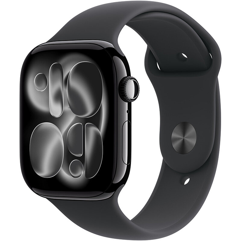 Smartwatch Watch S11 GPS 46mm Jet Black Aluminium Case Black Sport Band M/L