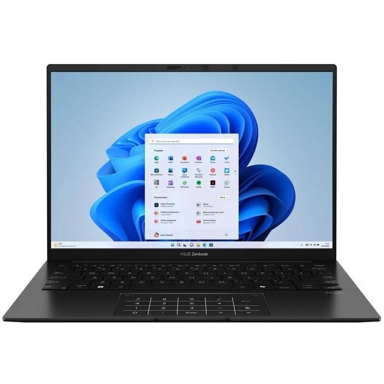 Laptop ZenBook UM3406KA OLED 14 inch AMD Ryzen AI 5 340 16GB 512GB SSD Windows 11 Home Black