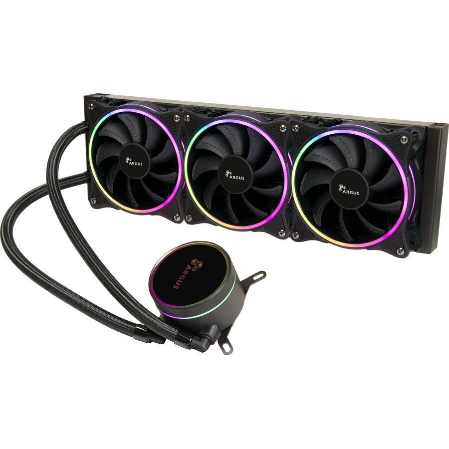 Cooler Procesor Iceman LC-360 ARGB Negru
