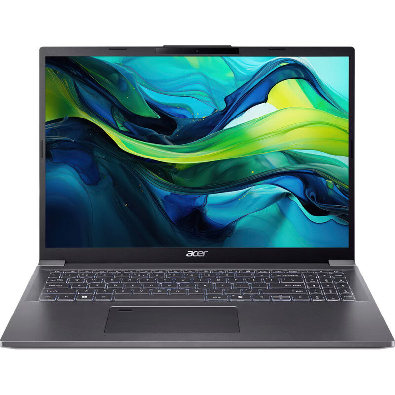 Laptop Aspire 16 WUXGA+ 16 inch Intel Core Ultra 7 155H 32GB 1TB SSD Free Dos Steel Gray