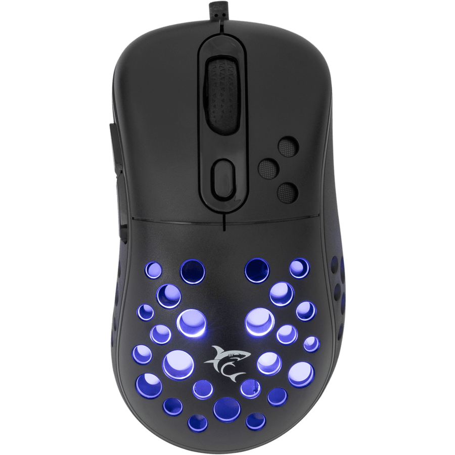 Mouse Gaming cu Fir AZRAEL 6D USB 2.0 7200DPI Iluminare RGB Negru