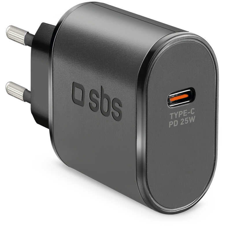Incarcator TETR1CPD25, USB-C, 25W, 3A, Negru
