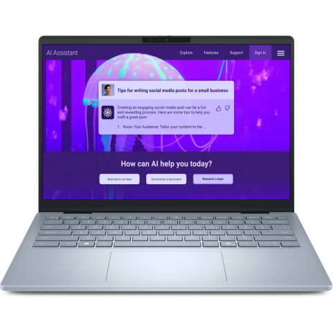 Laptop 14 Plus WQXGA 14 inch Intel Core Ultra 7 256V 16GB 512GB SSD Windows 11 Pro Ice Blue