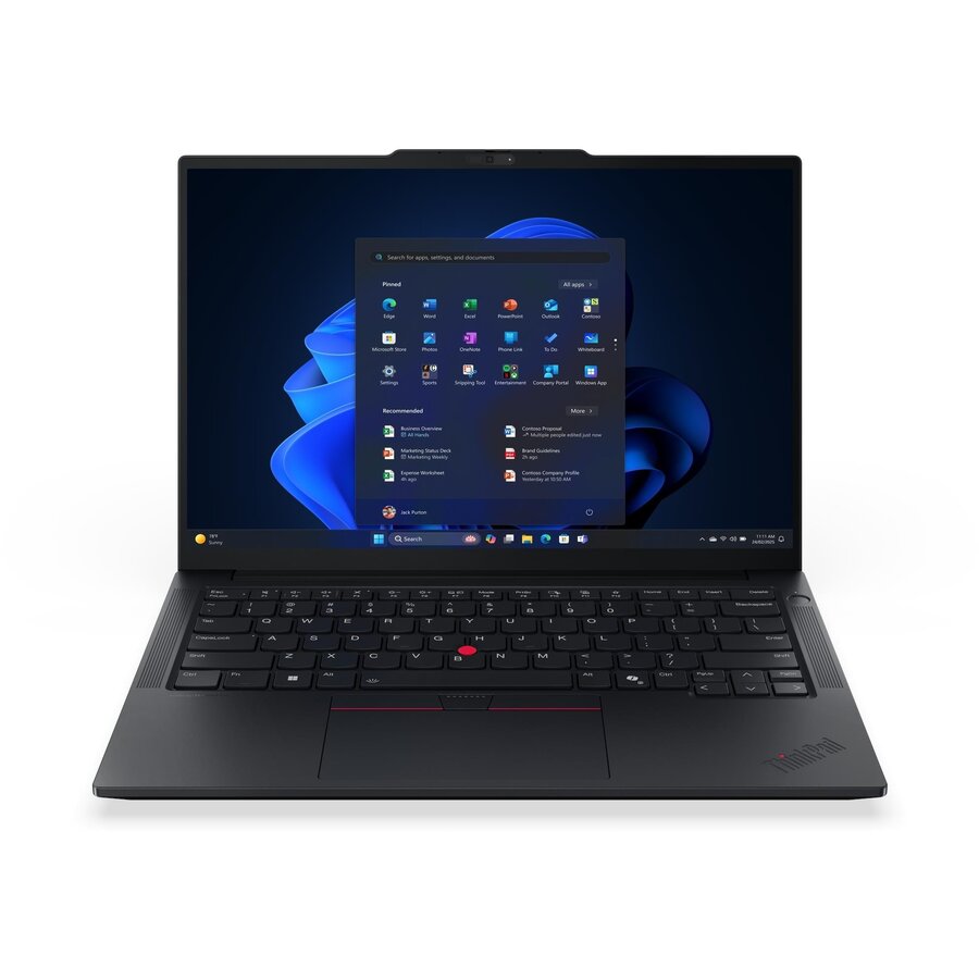Laptop ThinkPad E14 G7 WUXGA 14 inch AMD Ryzen 5 220 16GB 512GB SSD Windows 11 Pro Black