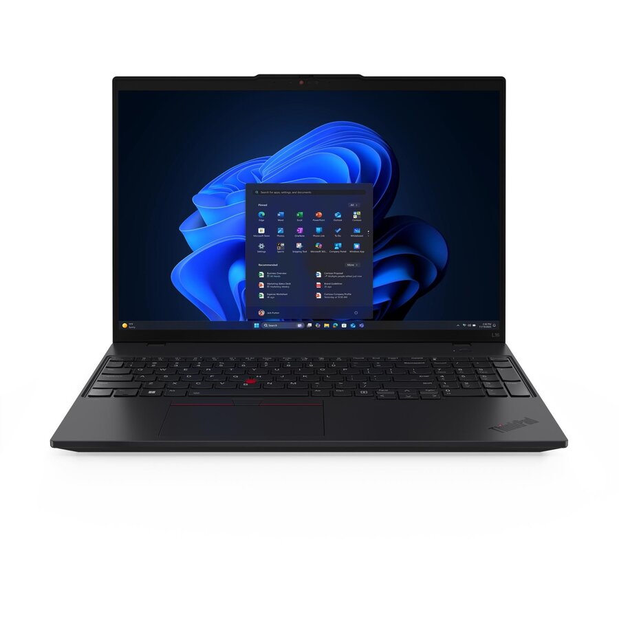 Laptop ThinkPad L16 G2 WUXGA 16 inch AMD Ryzen 7 Pro 250 16GB 512GB SSD Windows 11 Pro Black