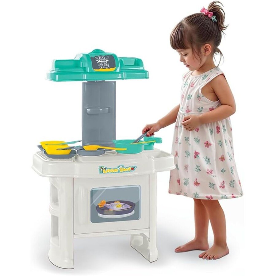 Bucatarie Pentru Copii Micutul Chef Pastel Multicolor