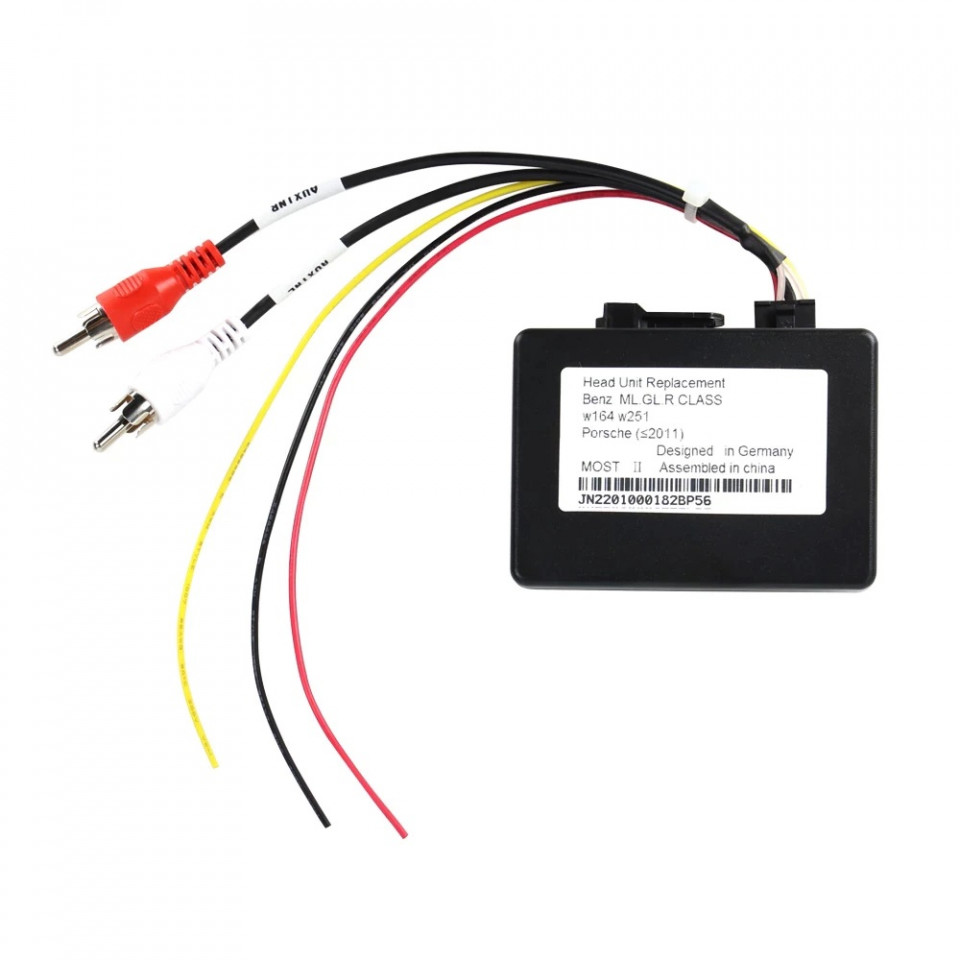 Decodor audio fibra optica Mercedes ML W164, GL X164, R-Class W251 si Porsche Cayenne