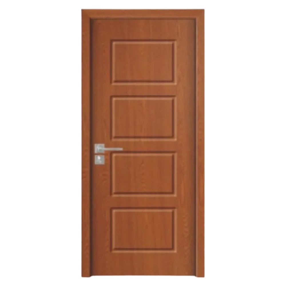 Usa Interior din MDF Novo Doors ND82, Cadru din Lemn Masiv, KIT COMPLET, Toc , Manere si balamale incluse (Culoare: Stejar Auriu, Dimensiune: 60 cm, Toc: Reglabil 30 cm, Maner: Patrat auriu inchidere magnetica)