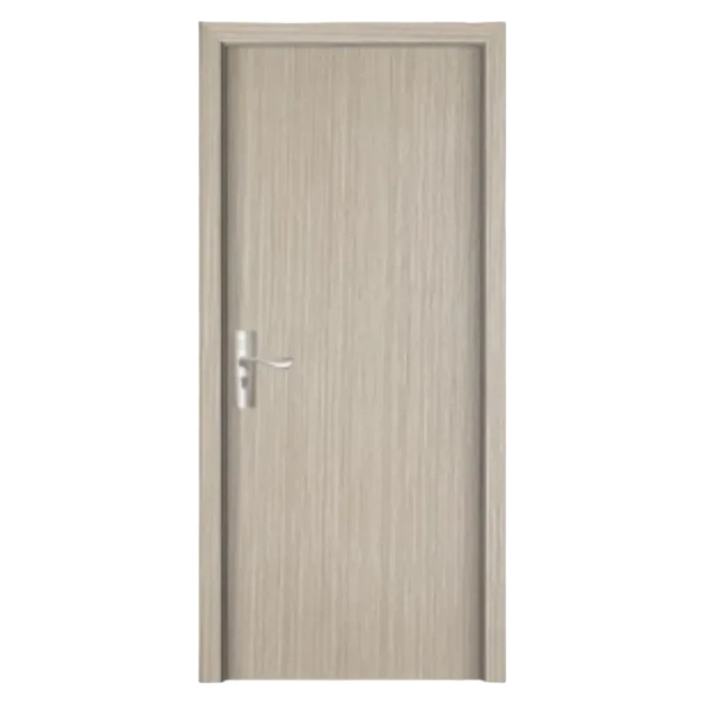 Usa Interior din MDF Novo Doors ND81, Cadru din Lemn Masiv, KIT COMPLET, Toc , Manere si balamale incluse (Culoare: Gri, Dimensiune: 60 cm, Toc: Reglabil 10 cm, Maner: Patrat auriu inchidere magnetica)