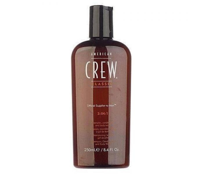 Sampon, balsam si gel de dus American Crew 3-In-1 (Concentratie: Sampon, Gramaj: 250 ml)