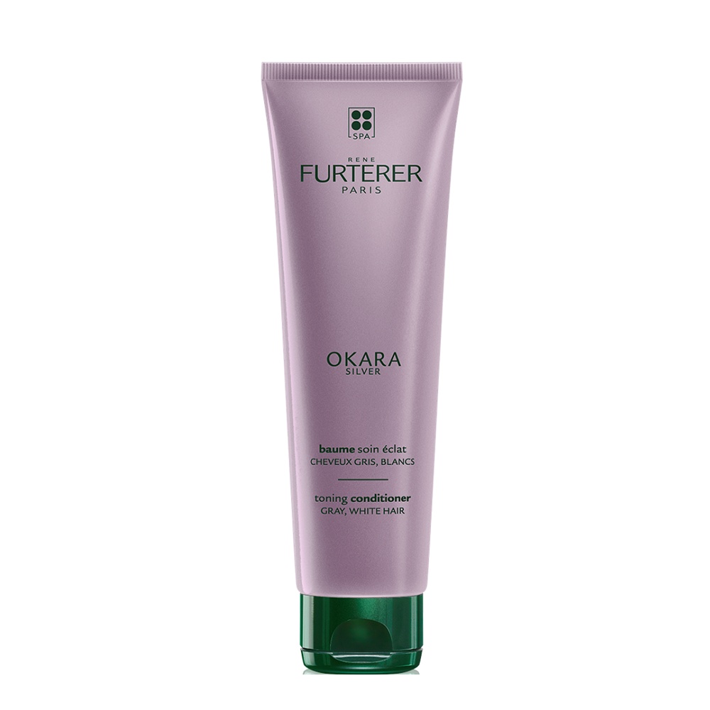 Balsam tonifiant pentru parul grizonat, alb sau blond platinat Rene Furterer Okara Silver, 150 ml (Gramaj: 150 ml)