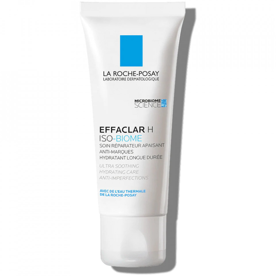 Crema hidratanta si calmanta pentru pielea grasa fragilizata La Roche-Posay Effaclar H Iso-Biome, 40ml (Concentratie: Gramaj: 40 ml)