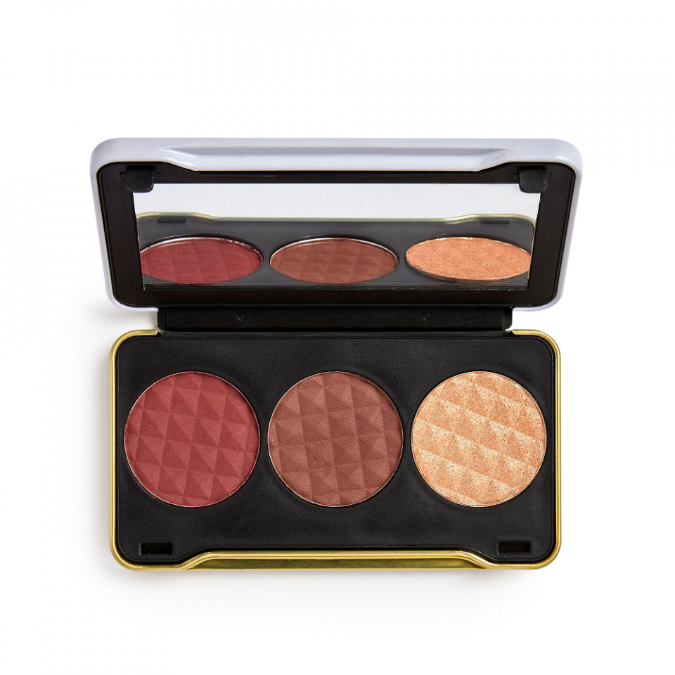Paleta farduri Makeup Revolution London Patricia Bright (Concentratie: Trusa de farduri, Culoare produse: Dusk Till Dawn, Gramaj: 6,6 g)