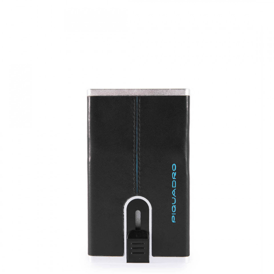 Card Holder Piquadro Blue Square Barbati (Pentru: Barbati, Culoare produse: Negru)