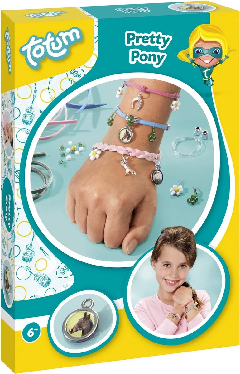 Set creativ DIY Bratari cu pandantive cai